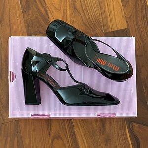 Miu Miu T-strap Mary Janes